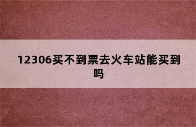 12306买不到票去火车站能买到吗