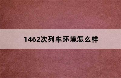 1462次列车环境怎么样