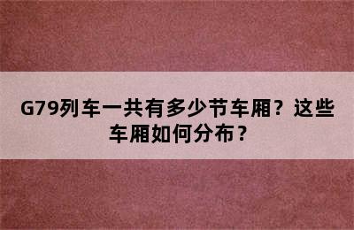 G79列车一共有多少节车厢？这些车厢如何分布？
