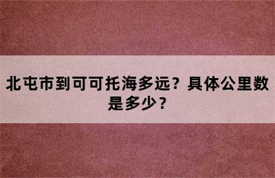 北屯市到可可托海多远？具体公里数是多少？
