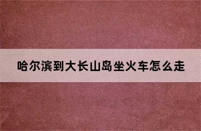 哈尔滨到大长山岛坐火车怎么走