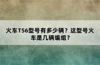 火车T56型号有多少辆？这型号火车是几辆编组？